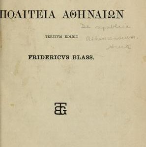 Constitution d'Athènes PDF Textbook