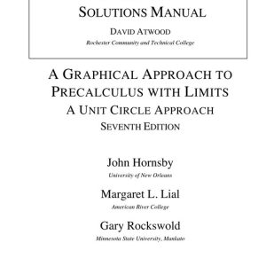A Graphical Approach to Precalculus with Limits (7th Edition) – Solutions PDF Textbook